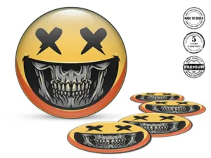 Wheel emblems Superior Quality Luxury Dome Stickers